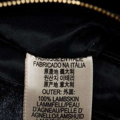 Burberry Black Calfskin Leather Bridle Gosford Hobo Bag