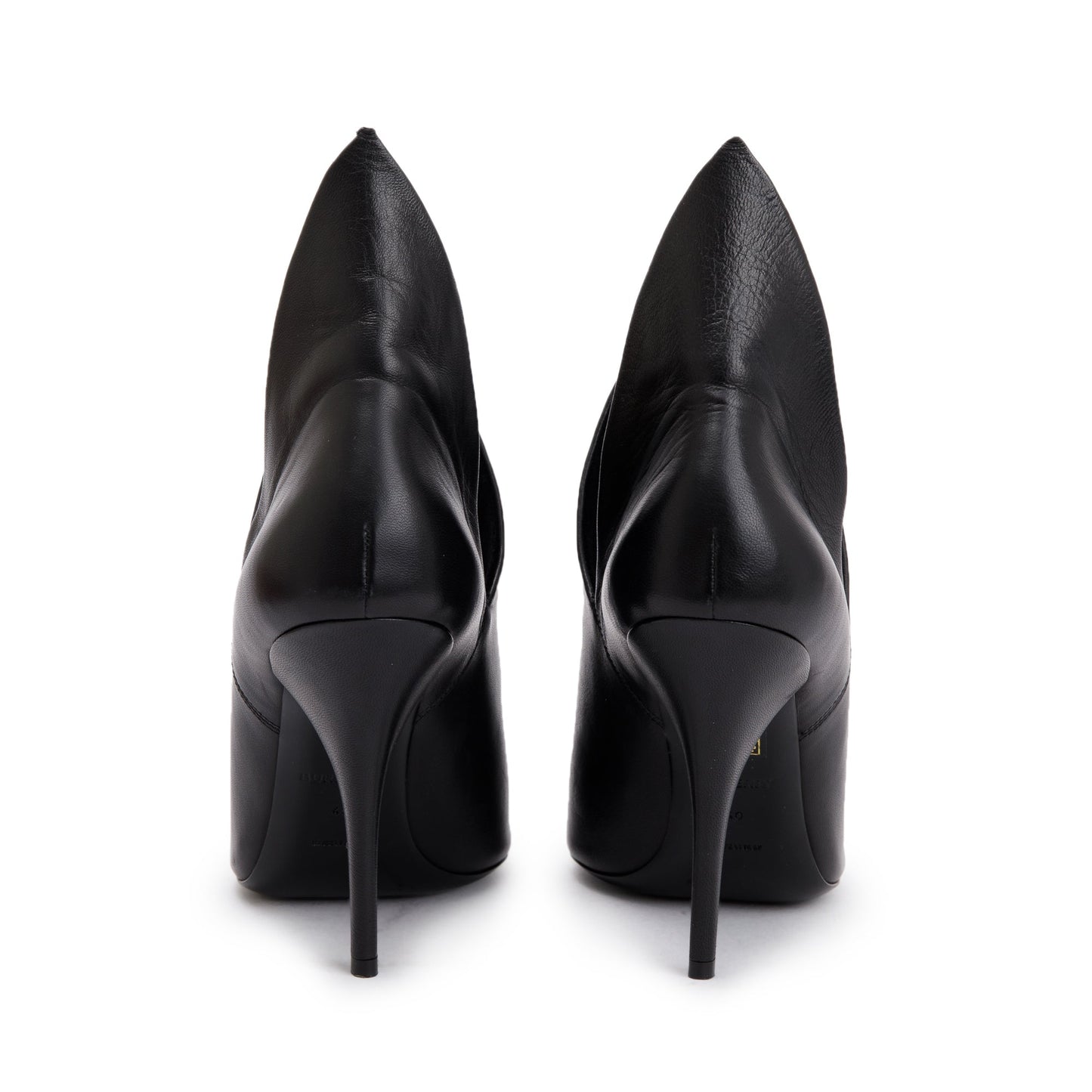 Burberry Black Calfskin Leather Essendon 105 Pump, Size 40
