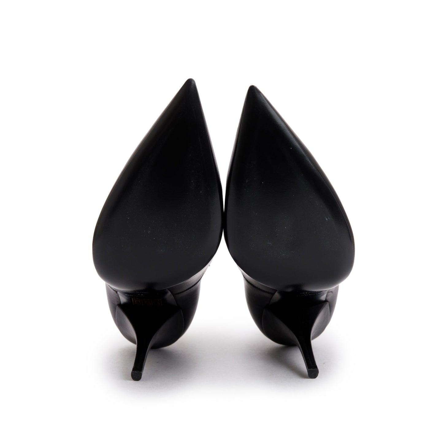 Burberry Black Calfskin Leather Essendon 105 Pump, Size 40