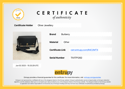 Burberry Black Calfskin Vintage Check Note Crossbody Bag