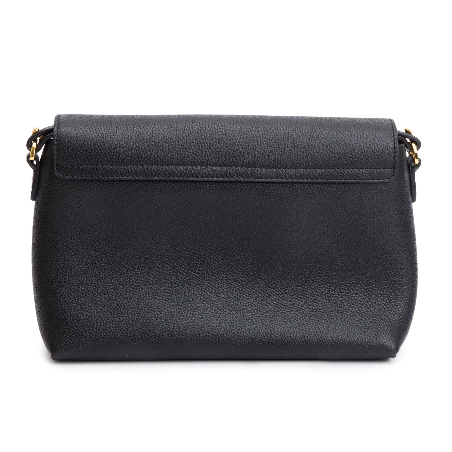 Burberry Black Calfskin Vintage Check Note Crossbody Bag