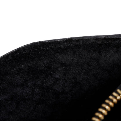 Burberry Black Check Embossed Heritage Grain Leather Chichester Crossbody Bag