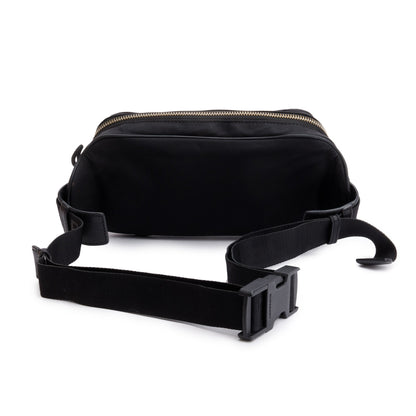 Burberry Black Econyl Logo-Print Bum Bag