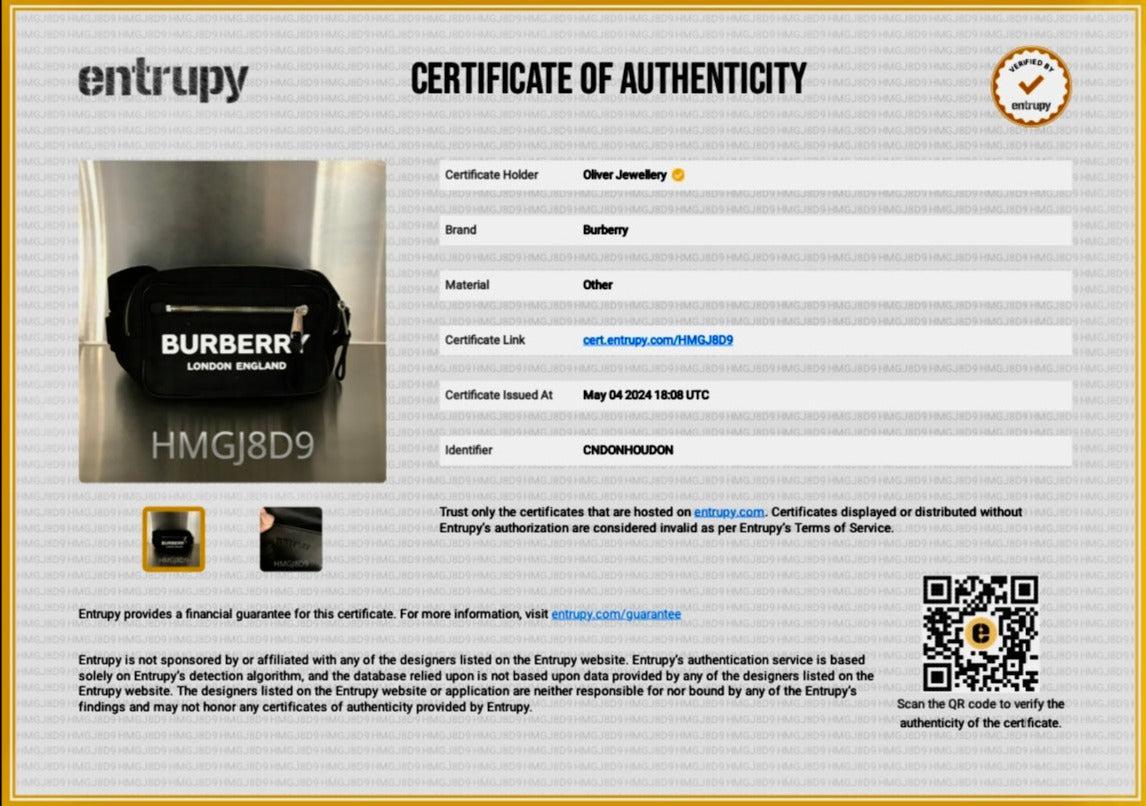 Burberry Black Econyl Logo-Print Bum Bag