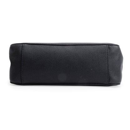 Burberry Black Grain Leather Helmsley Crossbody Bag