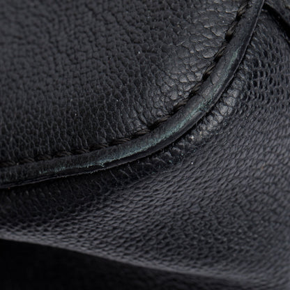 Burberry Black Grain Leather Helmsley Crossbody Bag