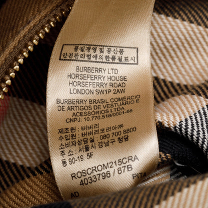 Burberry Black Grain Leather Helmsley Crossbody Bag