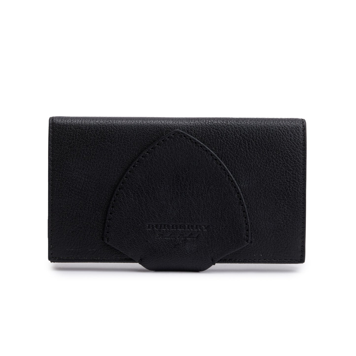Burberry Black Leather Harlow Long Wallet
