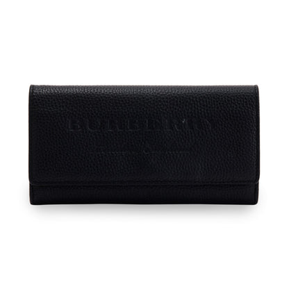 Burberry Black Leather Wallet on Chain