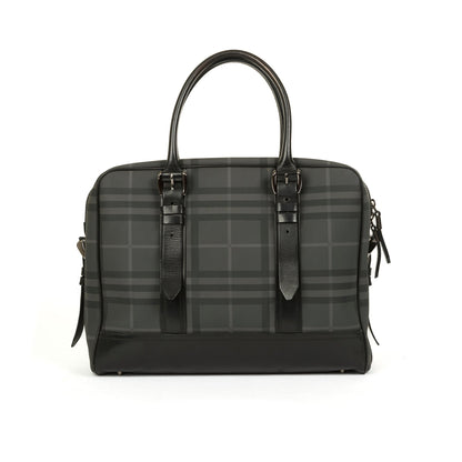 Burberry Black London Check Briefcase