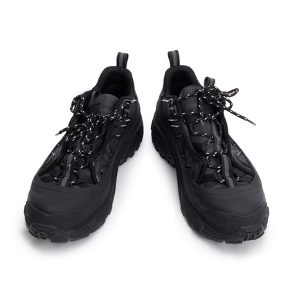 Burberry Black Rubber House Check Canvas Arthur Sneakers, Size 44