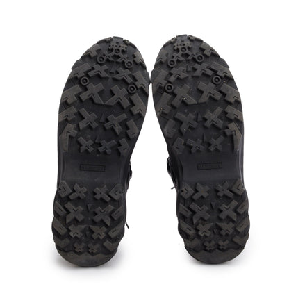 Burberry Black Rubber House Check Canvas Arthur Sneakers, Size 44