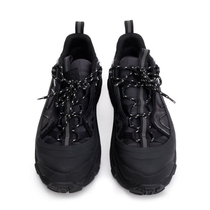 Burberry Black Rubber House Check Canvas Arthur Sneakers, Size 44