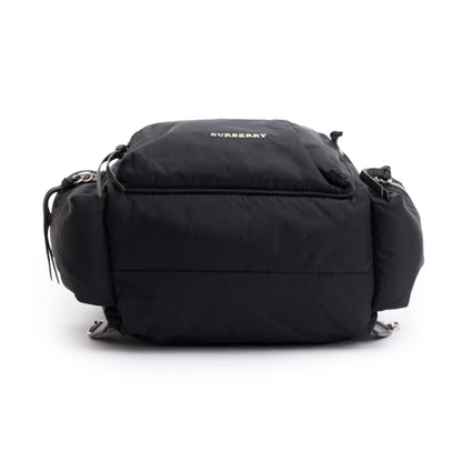 Burberry Black Technical Nylon Large Rucksack Backpack