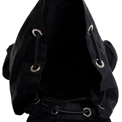 Burberry Black Technical Nylon Large Rucksack Backpack