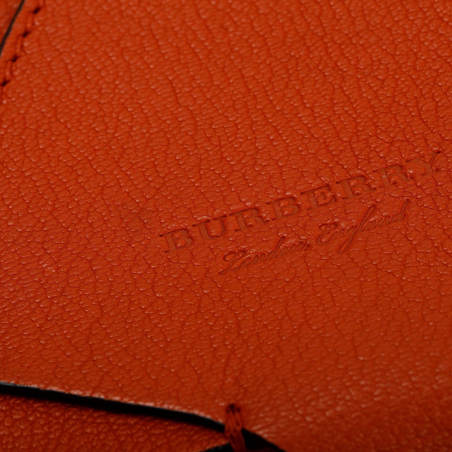 Burberry Brown Leather Bridle Square Satchel