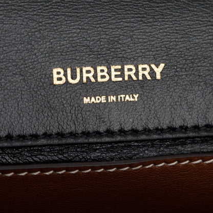 Burberry Brown Sequin Check Small Lola TB Shoulder Bag