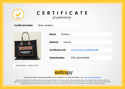 Burberry Canvas & Leather Medium Freya Tote
