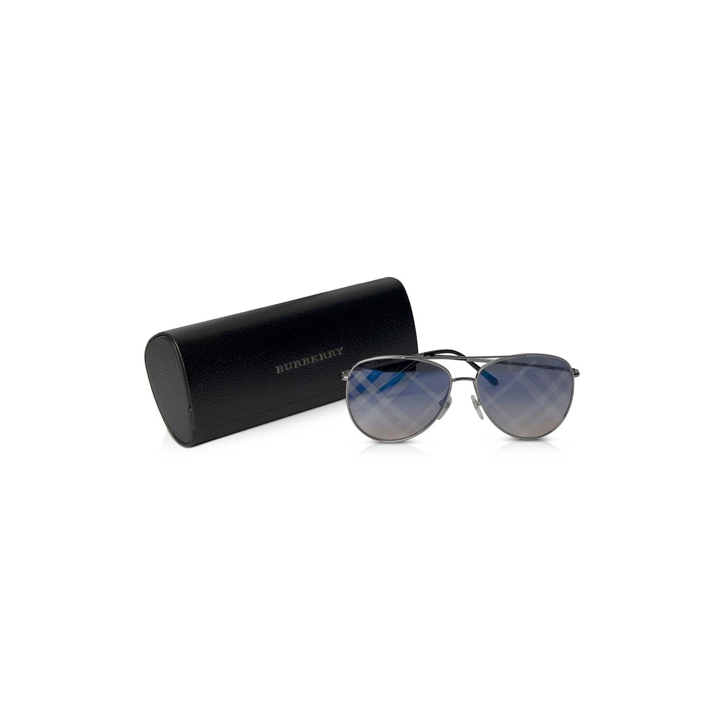 Burberry Check Lens Aviator Sunglasses