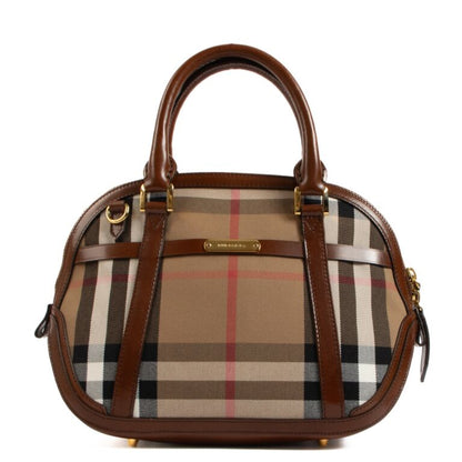 BURBERRY CHECK ORCHARD BOWLING BAG