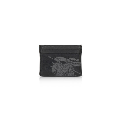 Burberry Crest Print Leather Card Case