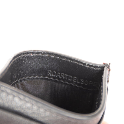 Burberry Crest Print Leather Card Case
