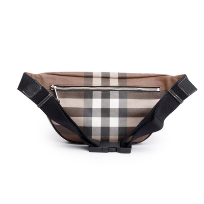 Burberry Dark Birch Brown Check Cason Belt Bag