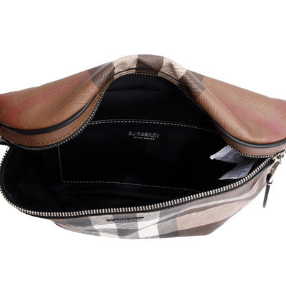 Burberry Dark Birch Brown Check Cason Belt Bag