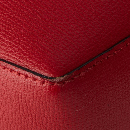 Burberry Embossed Crest Leather Large Tote