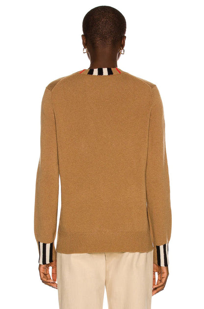 BURBERRY EYRE CASHMERE KNIT SWEATER
