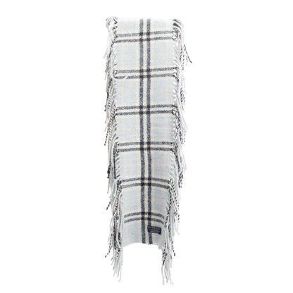Burberry Grey  Multicolor House Check Cashmere Happy Scarf