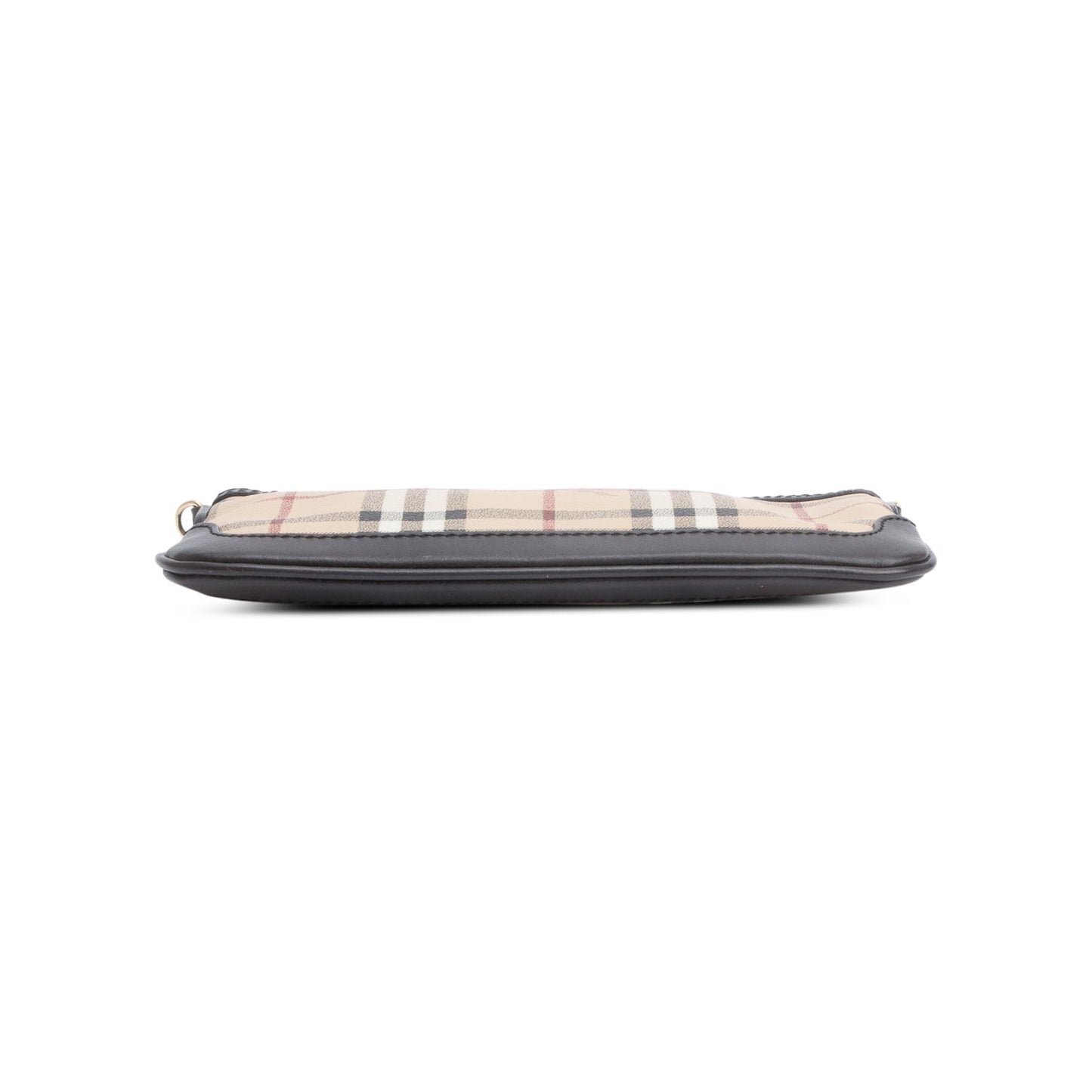 Burberry Haymarket Check Brown Small Peyton Crossbody Bag