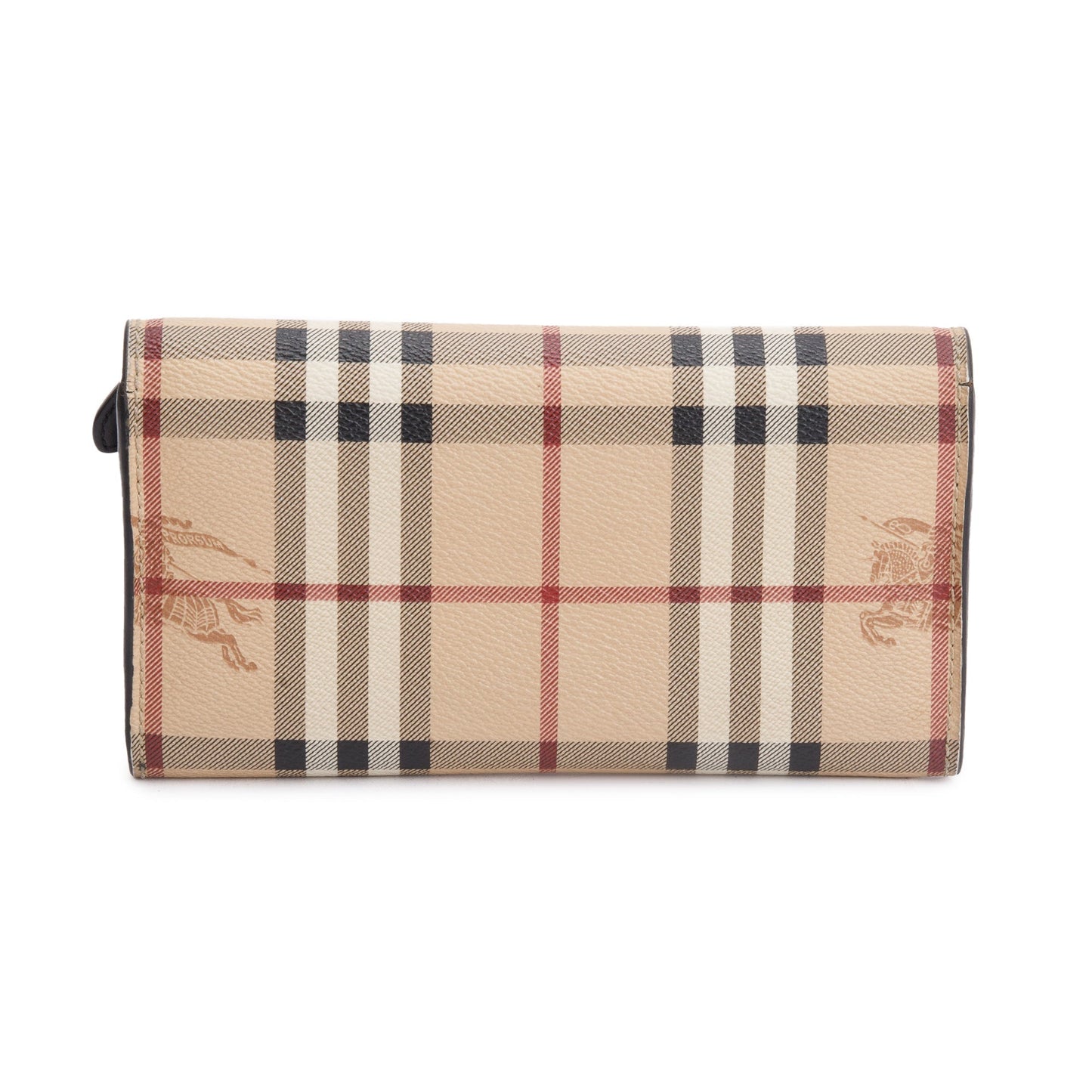 Burberry Haymarket Check Coated Canvas Harris Long Wallet
