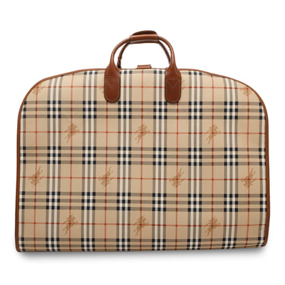 Burberry Haymarket Check Garment Bag