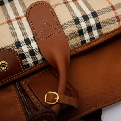 Burberry Haymarket Check Garment Bag