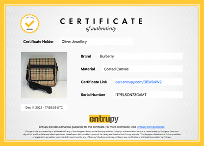 Burberry Haymarket Check Messenger Bag
