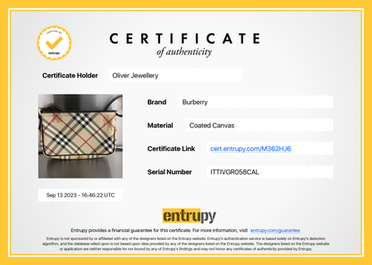 Burberry Haymarket Check Pochette Bag