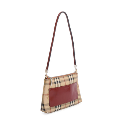 Burberry Haymarket Check Pochette Bag
