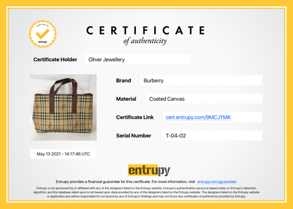 Burberry Haymarket Check Tote