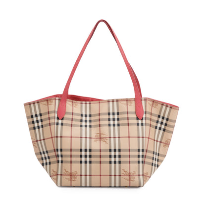 Burberry Haymarket Check Tote Bag