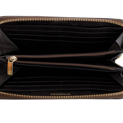 Burberry Haymarket Check Zip Wallet