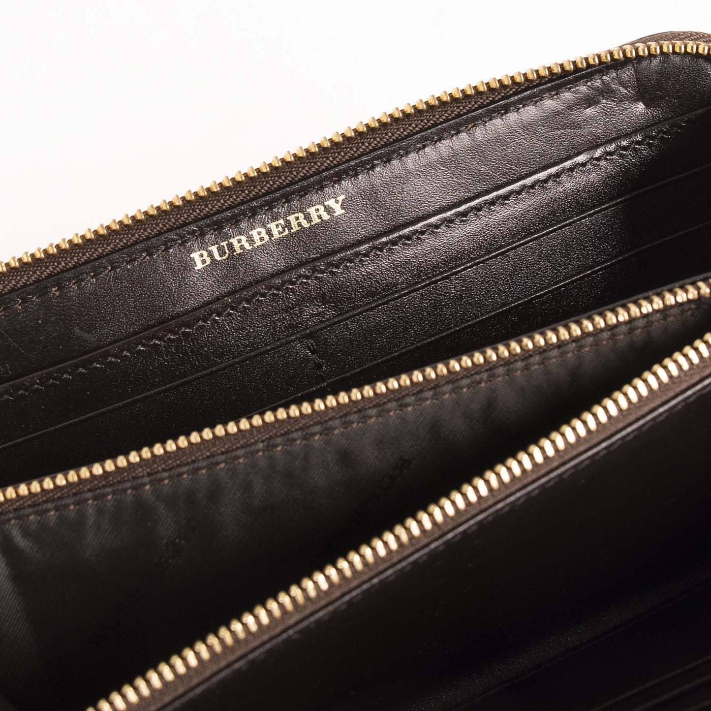 Burberry Haymarket Check Zip Wallet