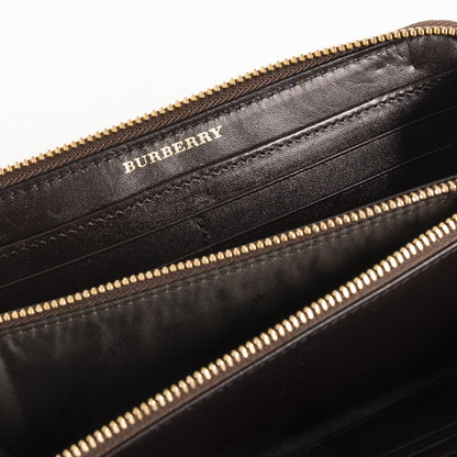 Burberry Haymarket Check Zip Wallet