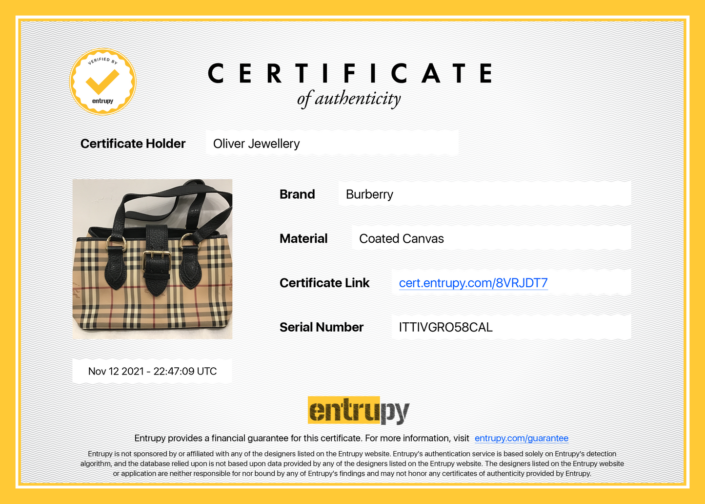 Burberry Haymarket Eden Tote