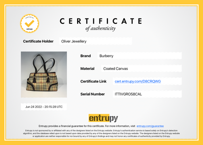 Burberry Haymarket Pet Carrier