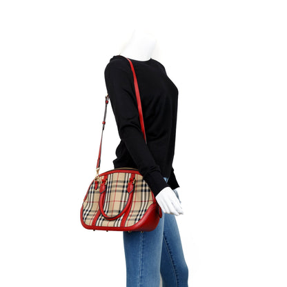 Burberry Horseferry Check Small Orchard Bowling Bag
