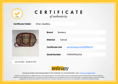 Burberry Horseferry Check Small Orchard Bowling Bag