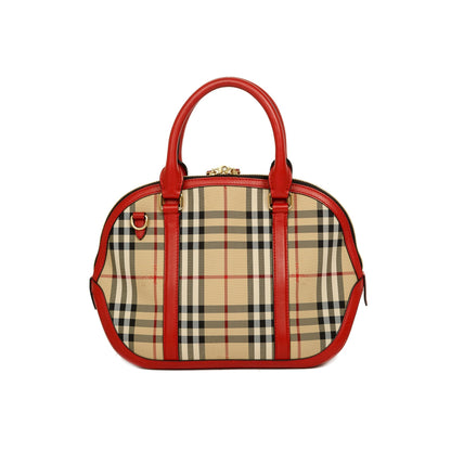 Burberry Horseferry Check Small Orchard Bowling Bag