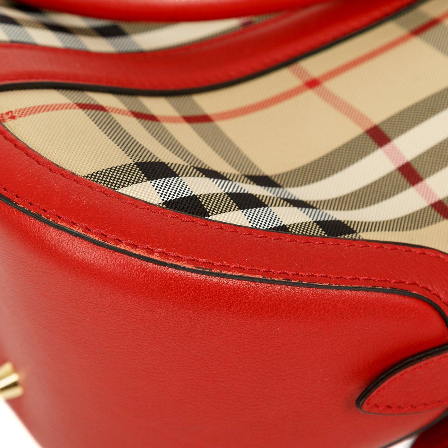 Burberry Horseferry Check Small Orchard Bowling Bag