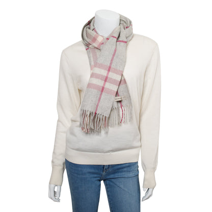 Burberry Horseferry House Check Cashmere Scarf